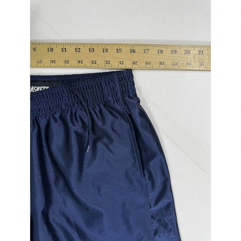Nike Basketball Shorts Pockets Money Dazzle Navy Blue 207630-453 Men’s Large